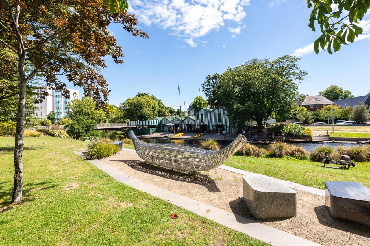 Apartamento Riverside 1-Bed Apt - In The Heart Of The City Christchurch Exterior foto